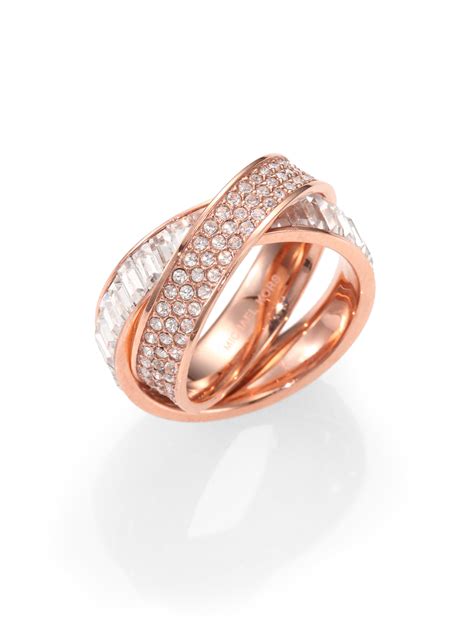 michael kors rings rose gold|Michael Kors gold jewelry women.